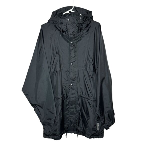Helly Hansen Packable Hooded Windbreaker Jacket Black XL - Picture 1 of 7